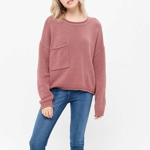 UO Leona Slouchy Pocket Sweater